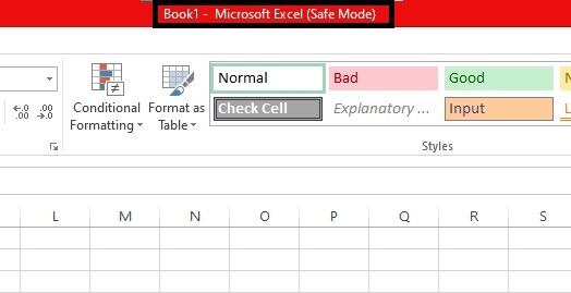 Как исправить тот факт, что в программе Excel нет Excel?