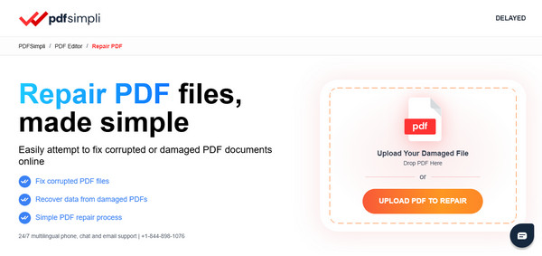 Use Free Online Pdf Repair Tool