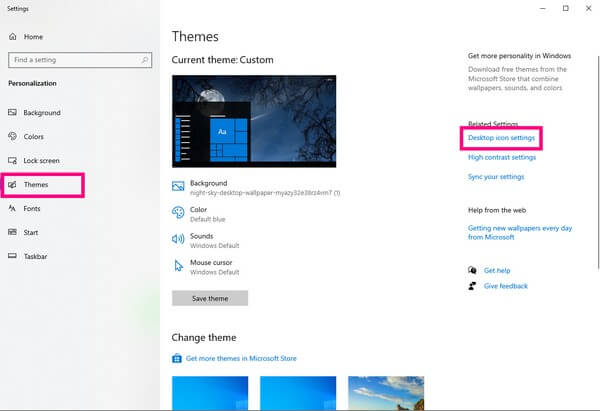 Check the Recycle Bin option