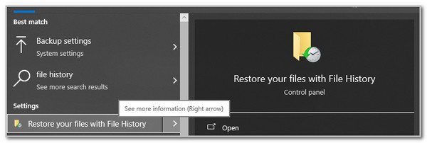 Open File History Folder