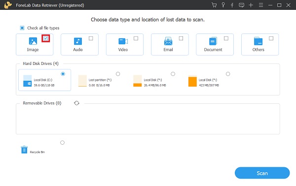 elige que tipo de datos