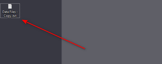 Choose the Rename button