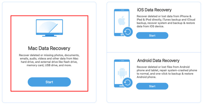 Les fonctionnalités de récupération de données iOS et Android sont également disponibles