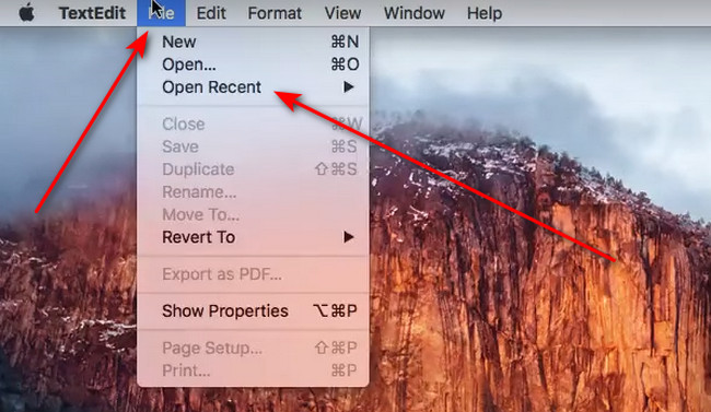 Open Recent