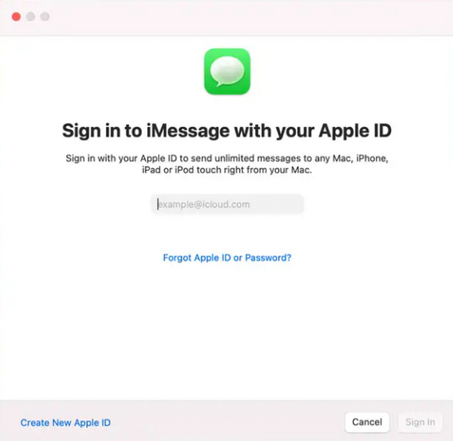 Recover Deleted iMessages on Mac from iCloud