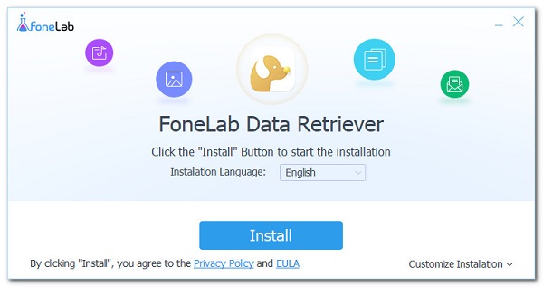 FoneLabデータレトリーバー