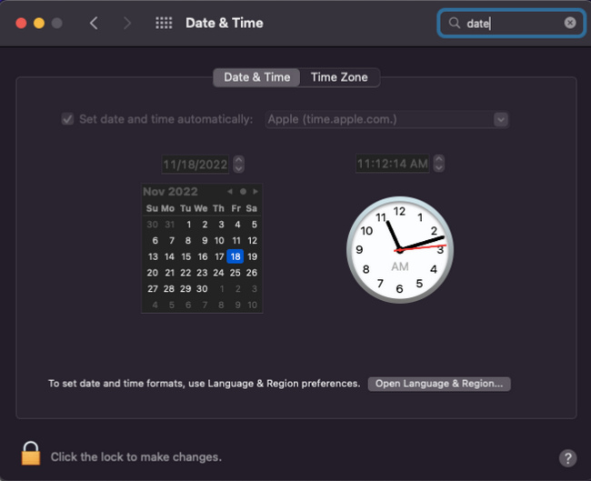 Ελέγξτε την ημερομηνία και την ώρα της συσκευής σας
