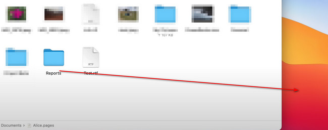 click and drag the folders
