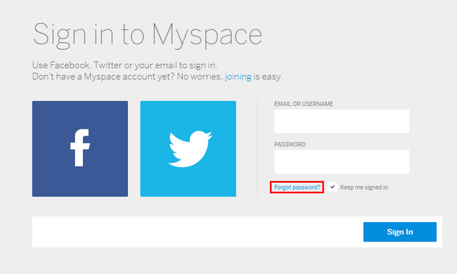 tick the Sign in button