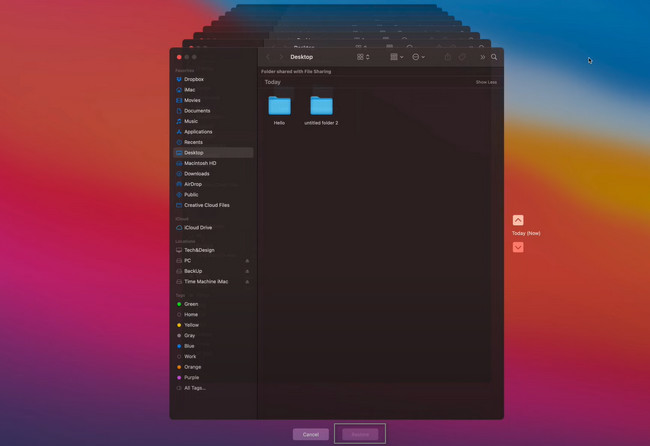 click the Restore button
