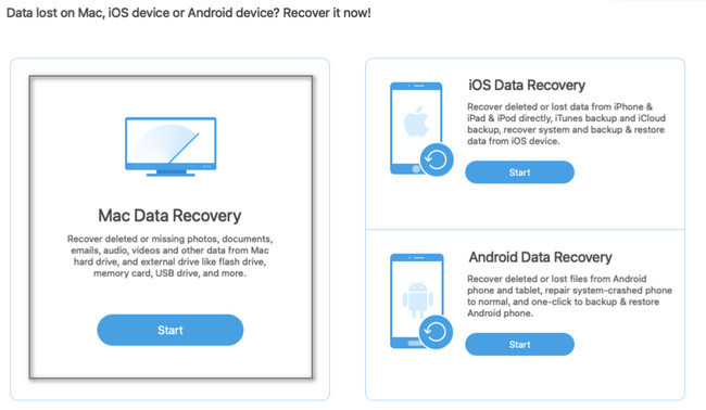 choose Mac Data Recovery