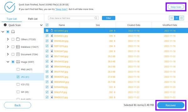 exécutez l'analyse approfondie pour en savoir plus