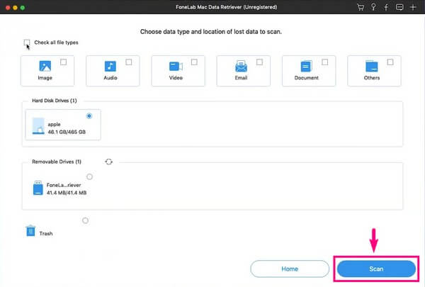 tick the Others checkbox