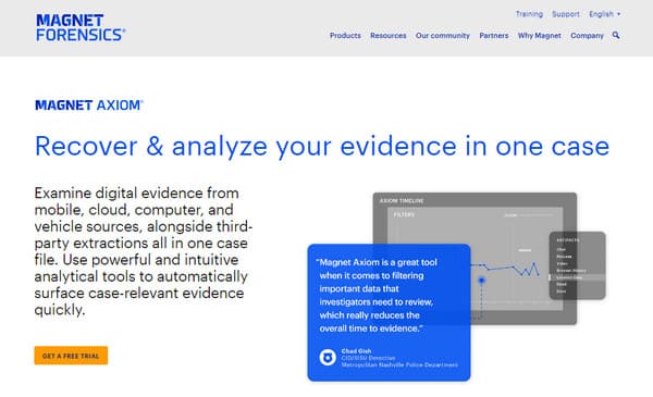 Use Magnet Forensics
