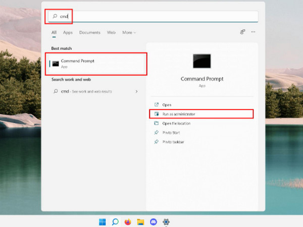 Open Command Prompt