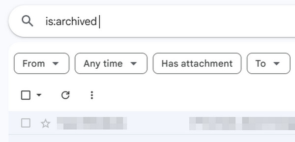 Find Archived Emails Via Advanced Search