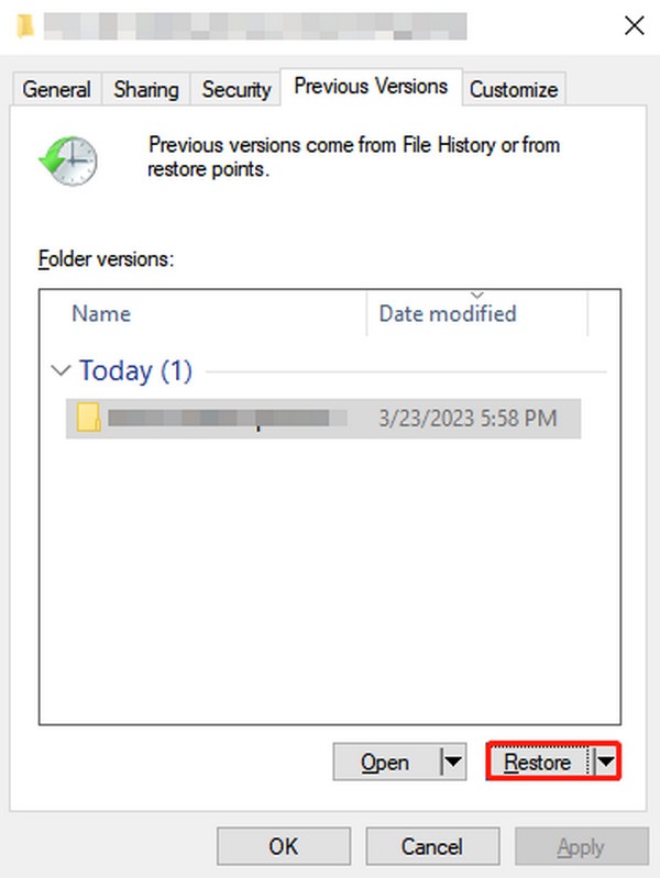 Recover Excel Via Previous Versions