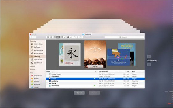 Click Restore Option