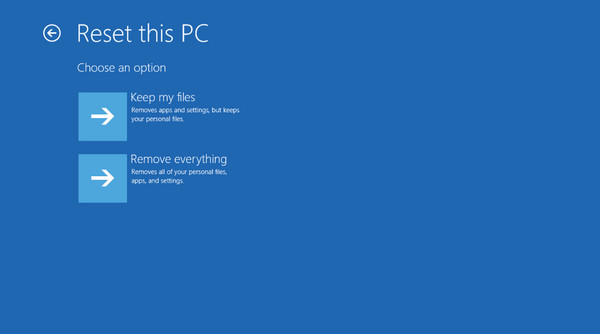 Reset Pc To Bypass Password