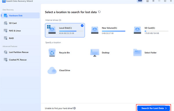 Easeus Data Recovery Wizard