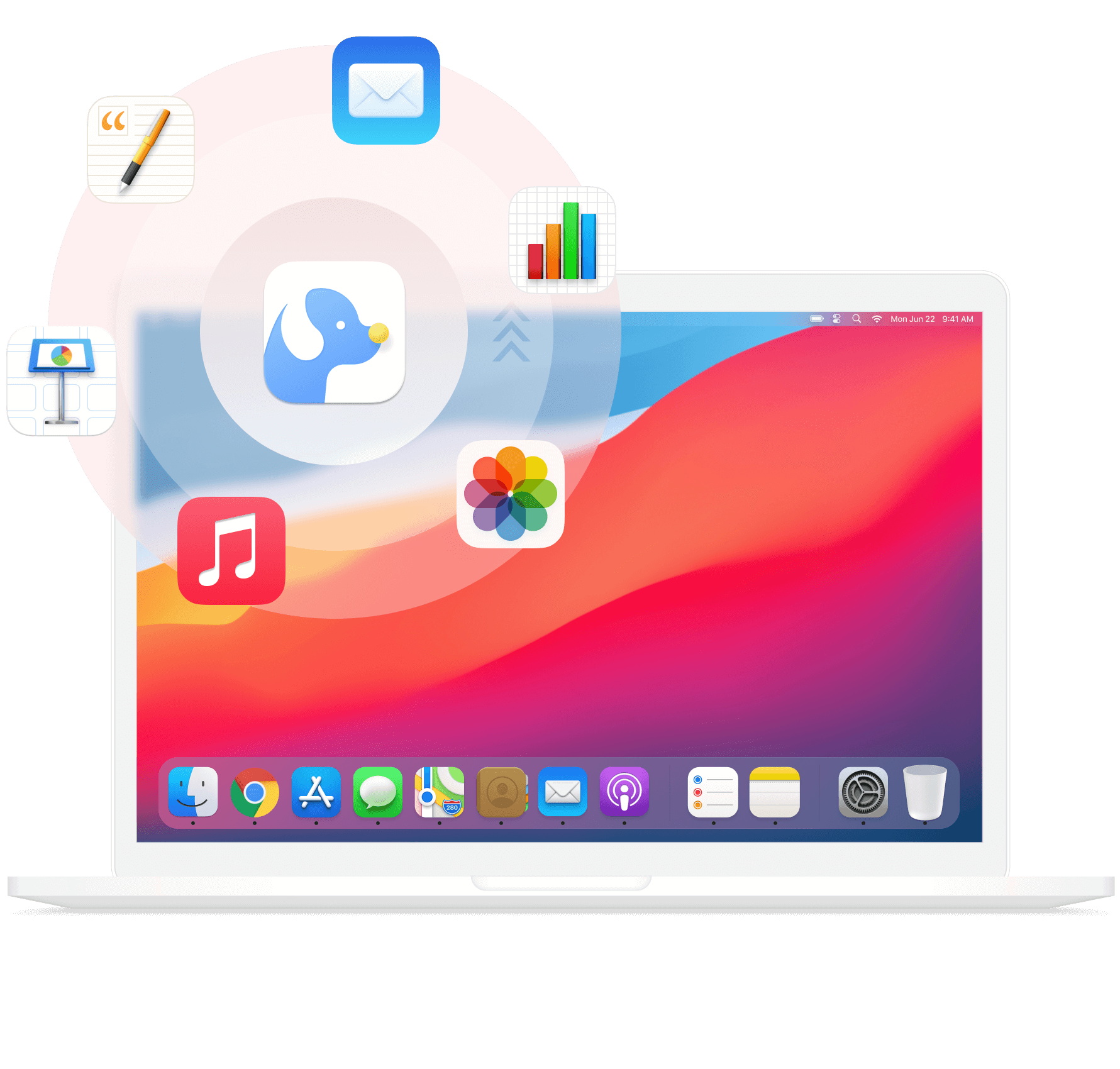 FoneLab Mac Data Retriever banner desktop mac
