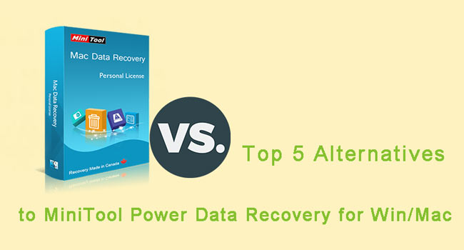 Alternativas de recuperación de datos de energía de minitool