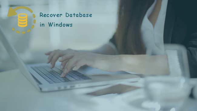 gjenopprette databasen i Windows