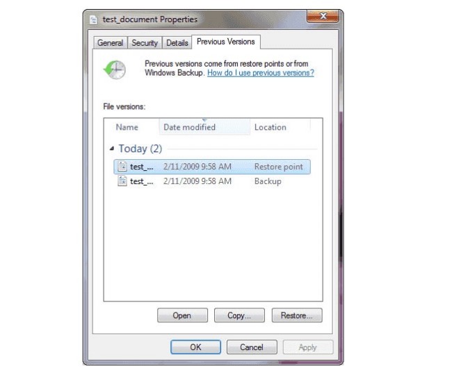 Recover Deleted XLSX Files by Restoring to Previous Versions