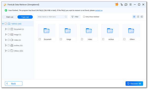 Choose Data Types Button