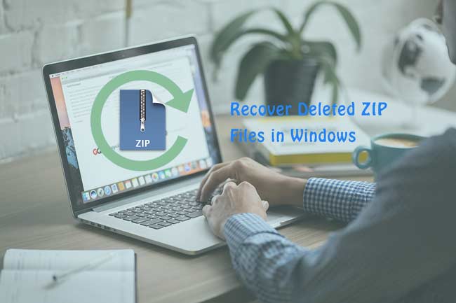 recuperar arquivos zip no windows