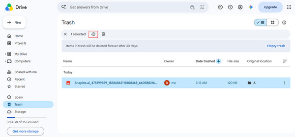 Recover Files Via Cloud Storage