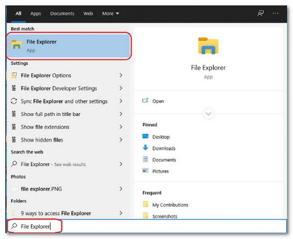 Open File Explorer