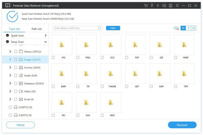Recover Deleted AVCHD Video Files select