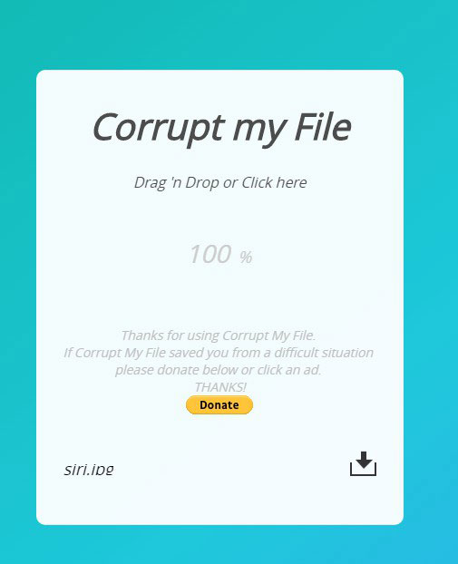 Corrupt and Recover A Word File
