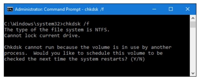 Run CHKDSK Commands to Scan for System Errors