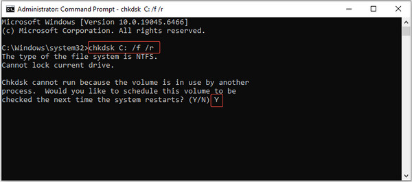 Check Disk For Errors
