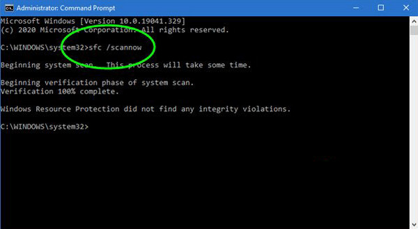 Run System File Checker