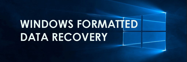 Recuperación de datos con formato de Windows