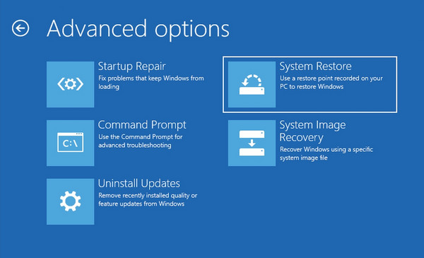 Restore If Windows Fails To Boot