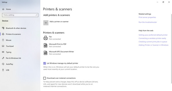 Change Default Printer