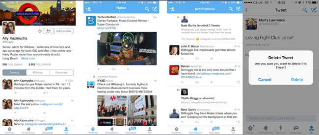 Clean iPhone tweet