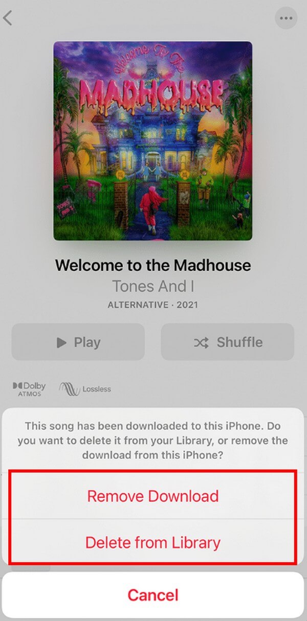 Cómo eliminar canciones en la aplicación de música de iPhone