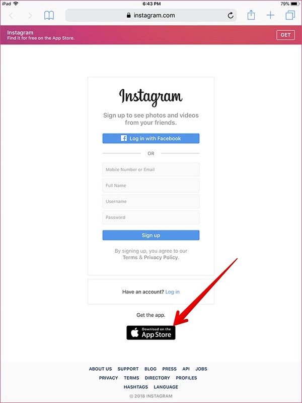 download isntagram from web