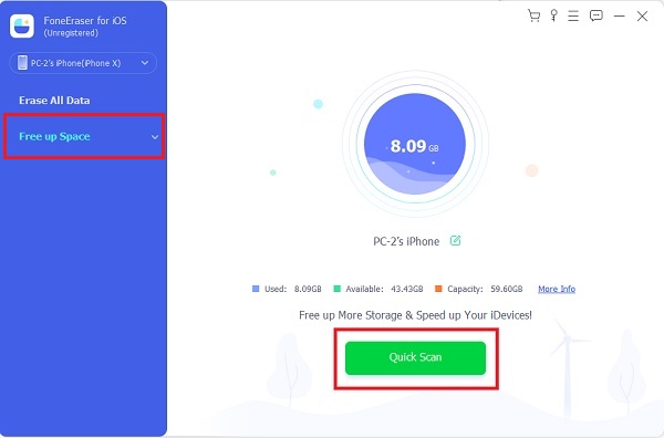 cliquez sur Analyse rapide