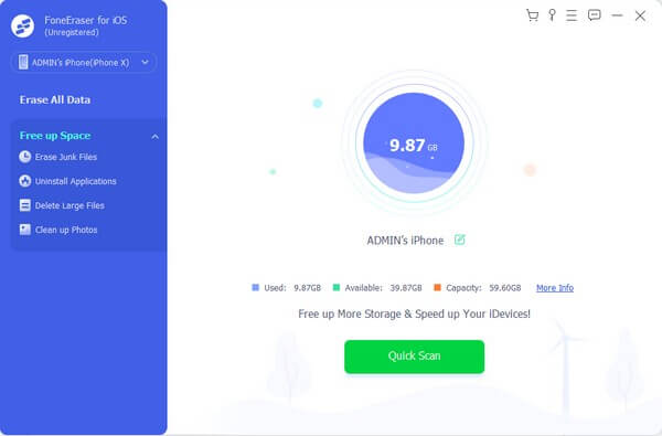 cliquez sur Analyse rapide