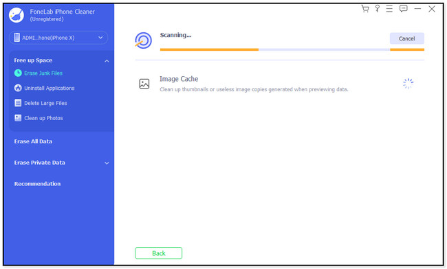 Choose the Erase Junk Files button