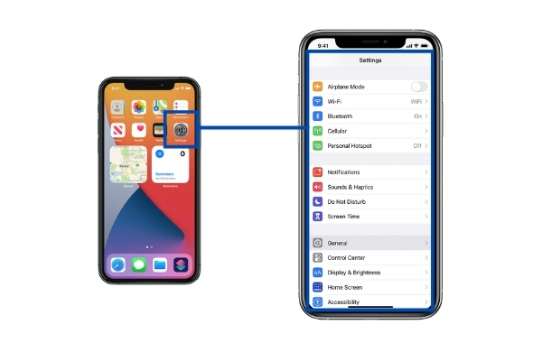 App Impostazioni sul tuo iPhone