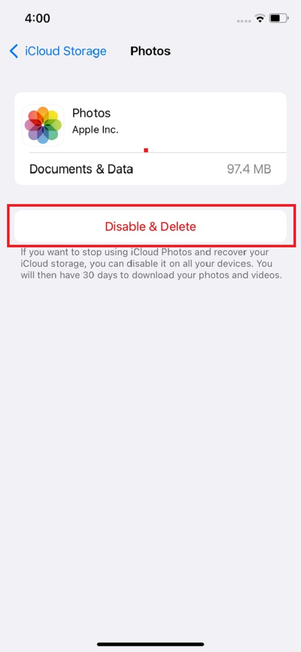 Disable and Delete