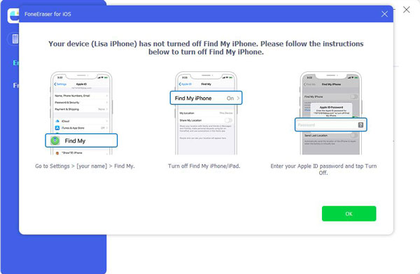 Turn Off Find My iPhone