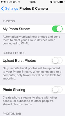 Unable Photo Stream